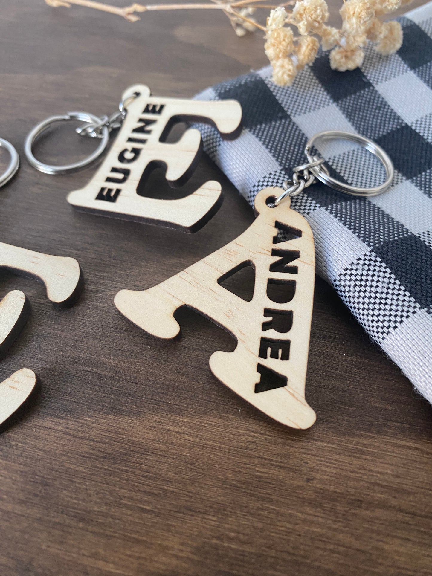 Llavero letra nombre