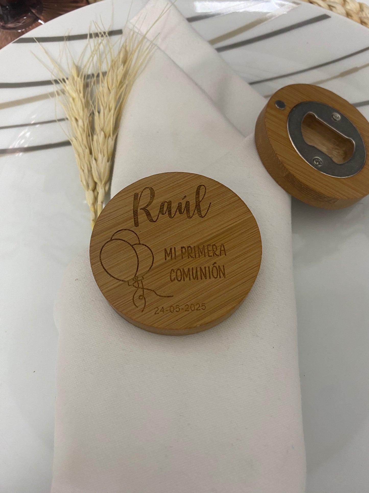 Abridor con imán comunión