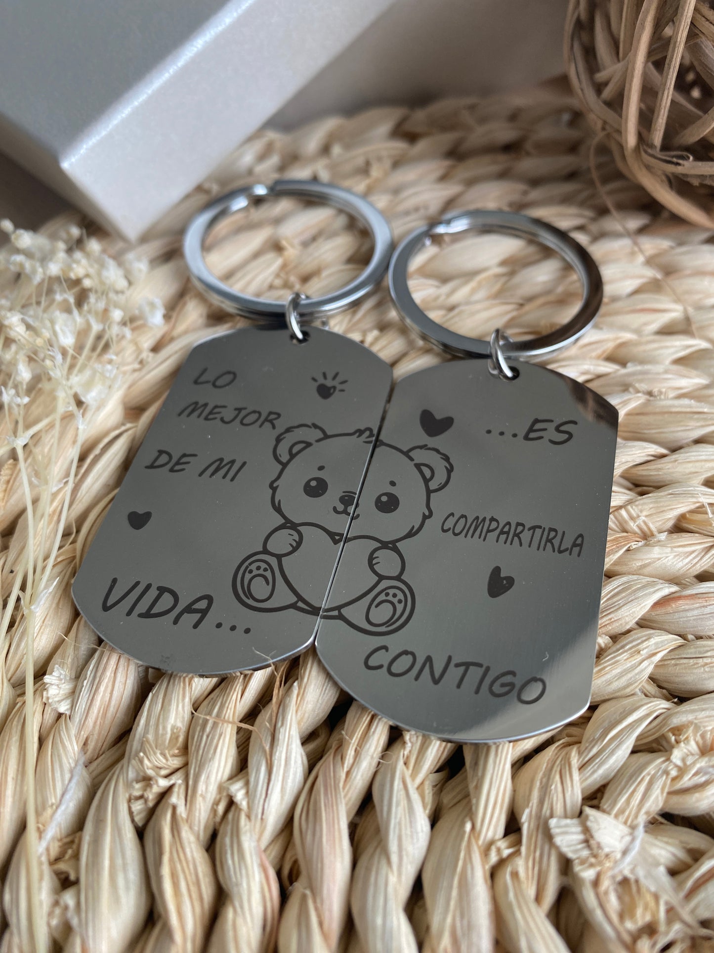 Pack llaveros oso