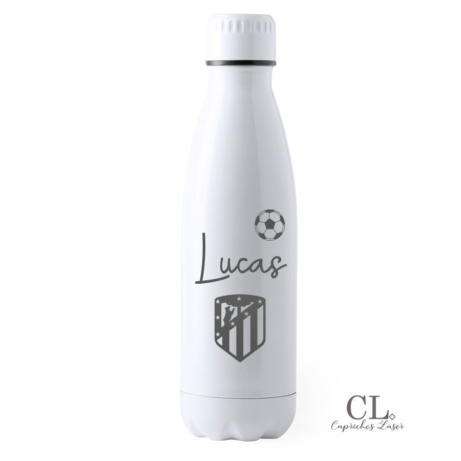 Bidón de agua escudo fútbol