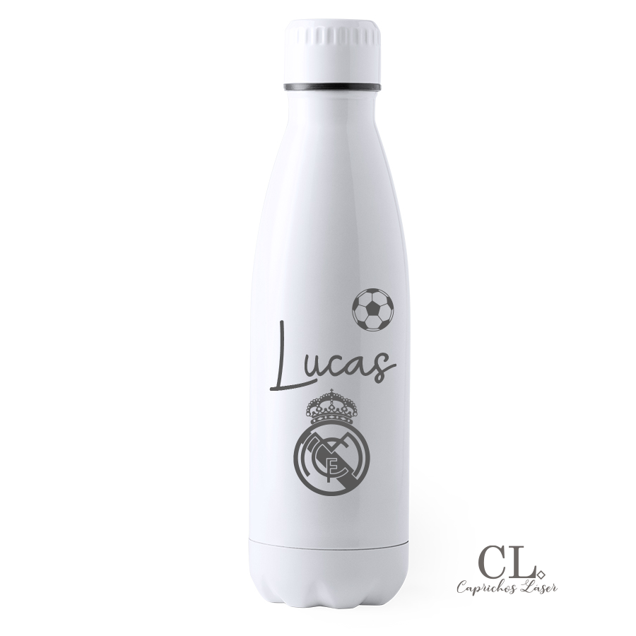 Bidón de agua escudo fútbol