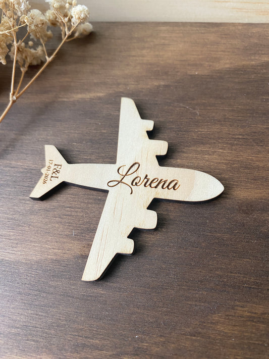 Marcasitio avión comercial