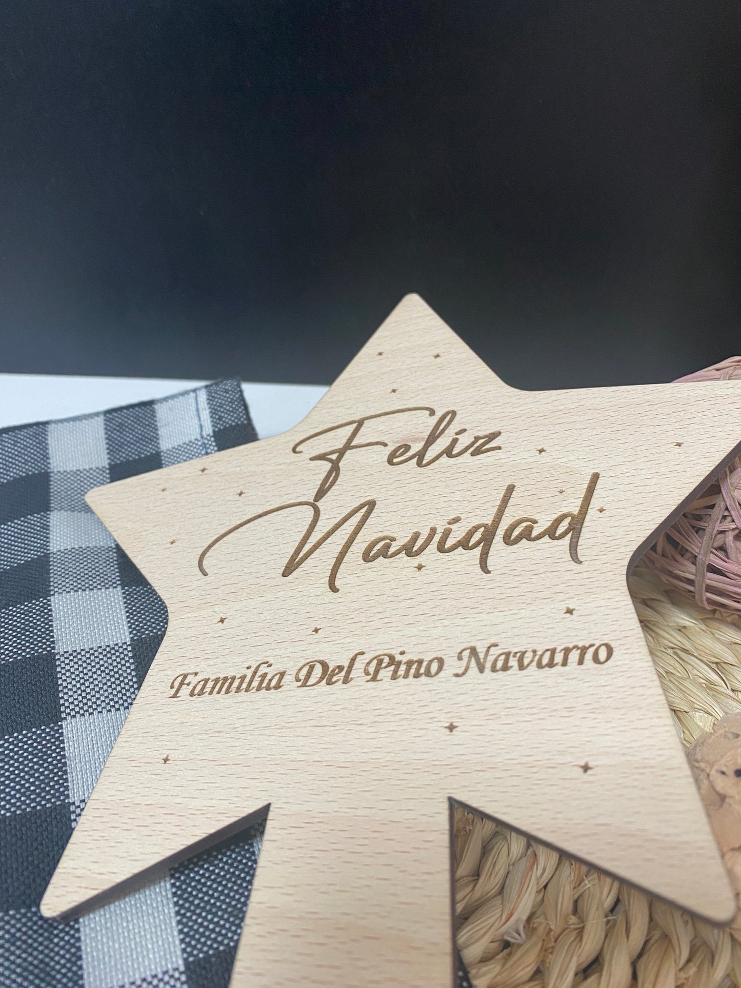 Estrella árbol navidad