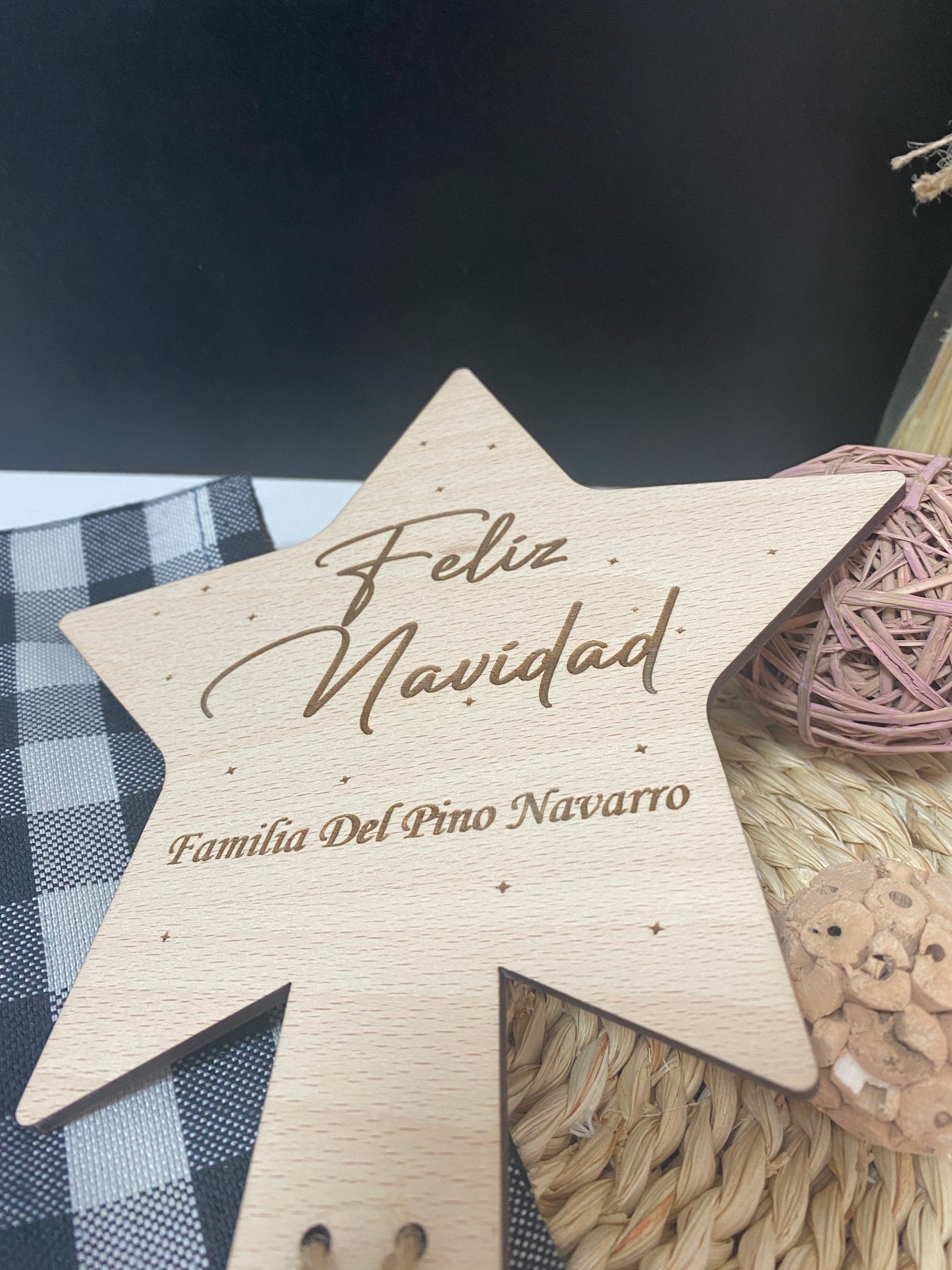 Estrella árbol navidad