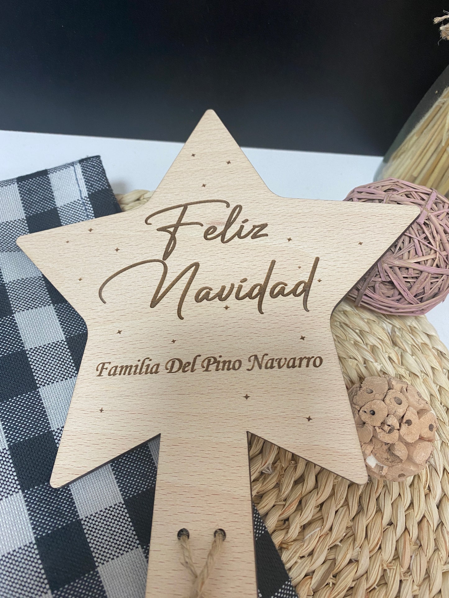 Estrella árbol navidad