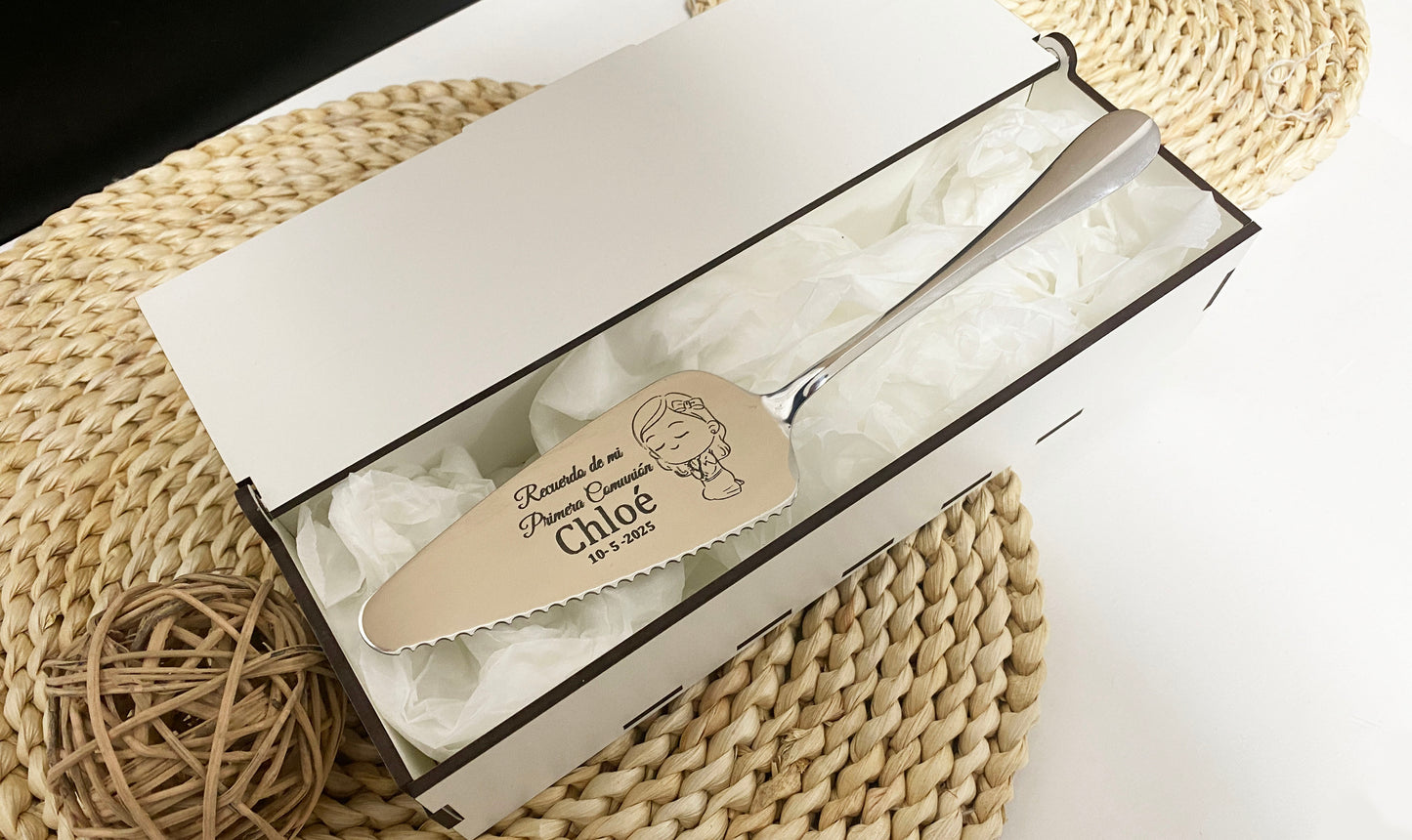 Pala de tarta para comunión