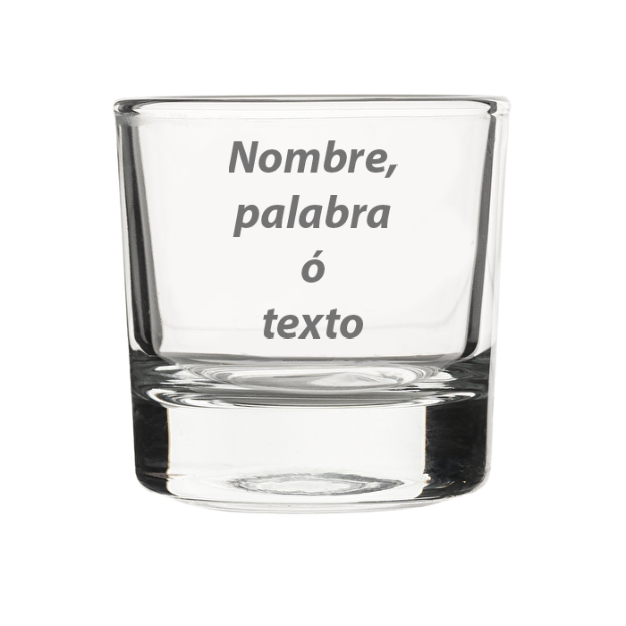 Vaso de chupito personalizado