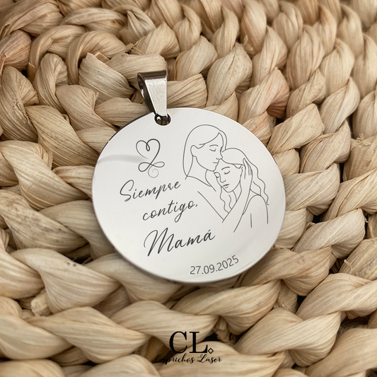 Medalla mamá ilustración