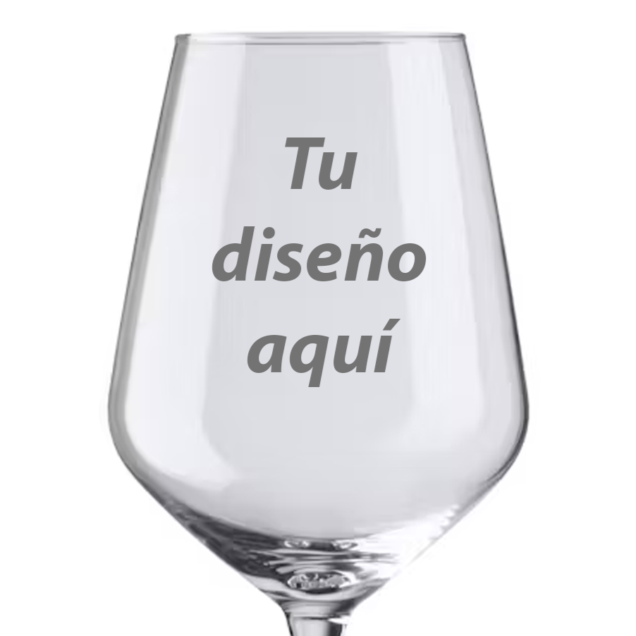 Copa de vino diseño personalizado